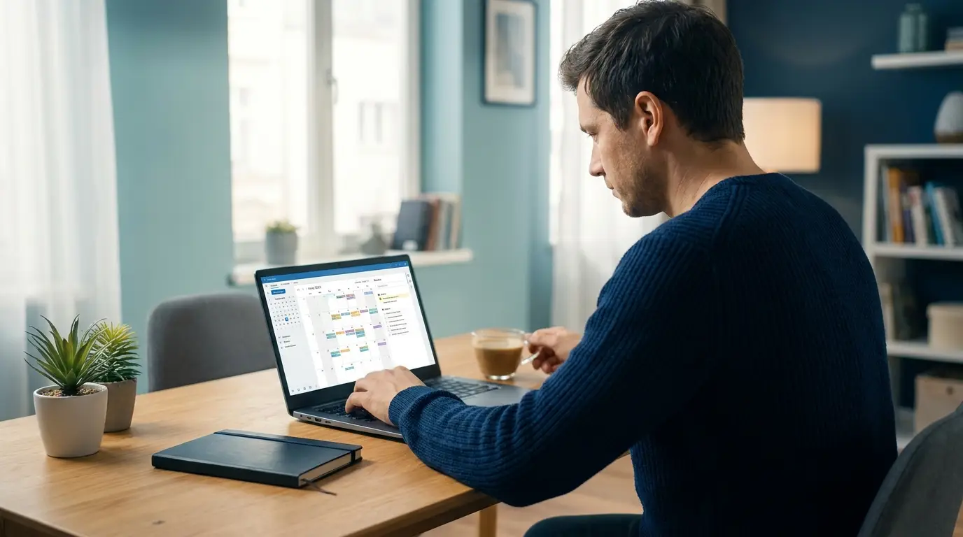 Virtuelle Assistenz – Aufgaben und Kalender am Laptop organisieren